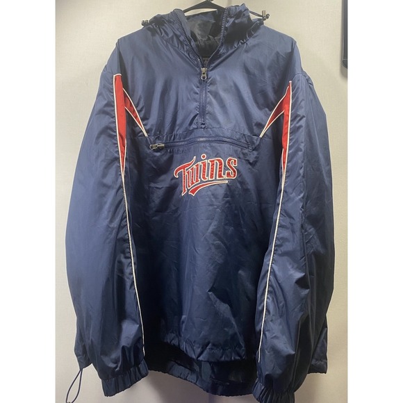Minnesota Twins Baseball Warmup Windbreaker XL MLB Genuine Merchandise - Picture 1 of 12
